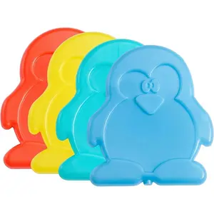 4 Set Fit & Fresh Cool Coolers Lunch Box Ice Packs (Penguin)