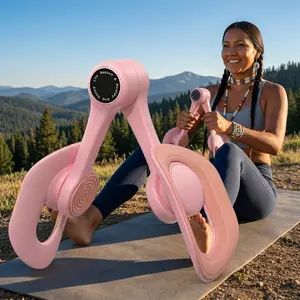 Thigh Trainer Home Fitness Equipment for Inner Thigh, Legs, Arms, Arm Trimmers Optional Versions: Standard, Strap, Smart Counter Blue Summervibes