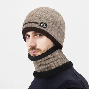 Thermal Wool Blend Knit Beanie with Windproof Fleece-Lined Design for Cycling & Outdoor Unisex Cold Weather Essential with Ear Protection All-Day Comfort & Style Warm Unisex Outdoor Sport Ski Mask