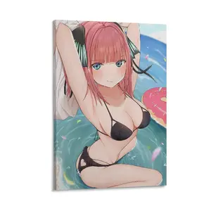 Quintessential in Bikini Canvas Poster,Ideal Wall Art for Bedroom, Great As Gifts. Adds A Fun And Colorful Touch to Your Space. Poster Canvas Wall Art For Bedroom Decor Bar Office Room Decor Gift