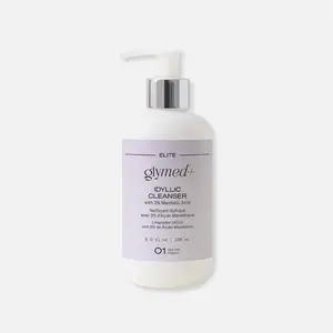 Glymed+ Idyllic Cleanser with 3% Mandelic Acid for Facial and Skincare Needs US-GM-74ER (8oz I 236ml) Gentle Exfoliate Cleansing