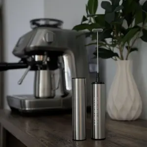 USB Rechargeable Milk & Coffee Electric Handheld Frother with 2 Speeds