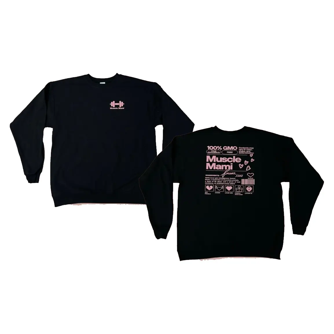 Muscle Mami V-Day Edition sweatshirt , Tshirt - Choose Your Fashion - Statement Pieces - For Everyone - S to 5XL Sizes - Shades for Everyone