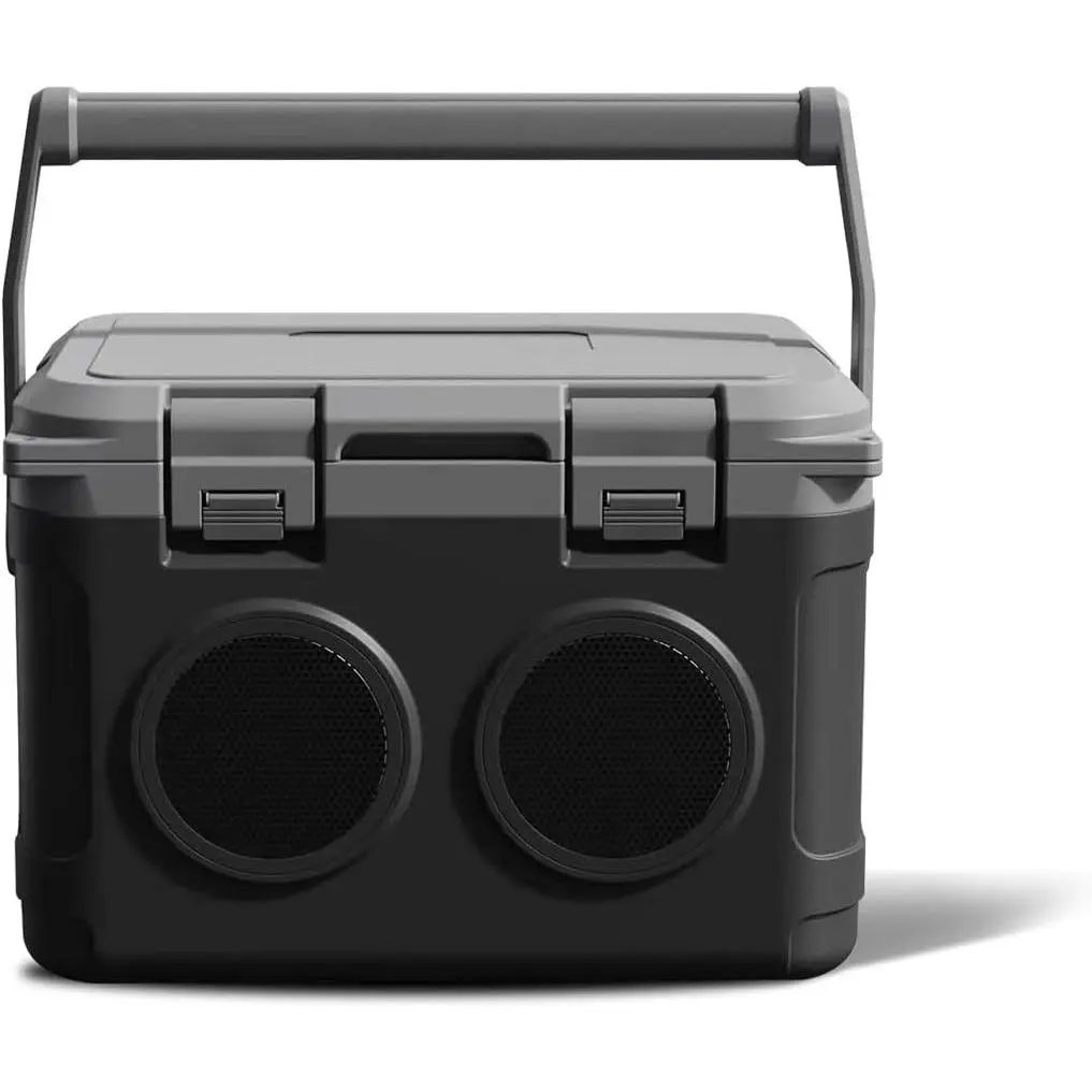 Camp Cooler with  Speaker 22 Quart,48 Hours Ice Retention, Portable Handle, Outdoor Camping Cooler for BBQs, Beach, Hiking Yifanyou Sports