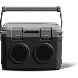 Camp Cooler with  Speaker 22 Quart,48 Hours Ice Retention, Portable Handle, Outdoor Camping Cooler for BBQs, Beach, Hiking