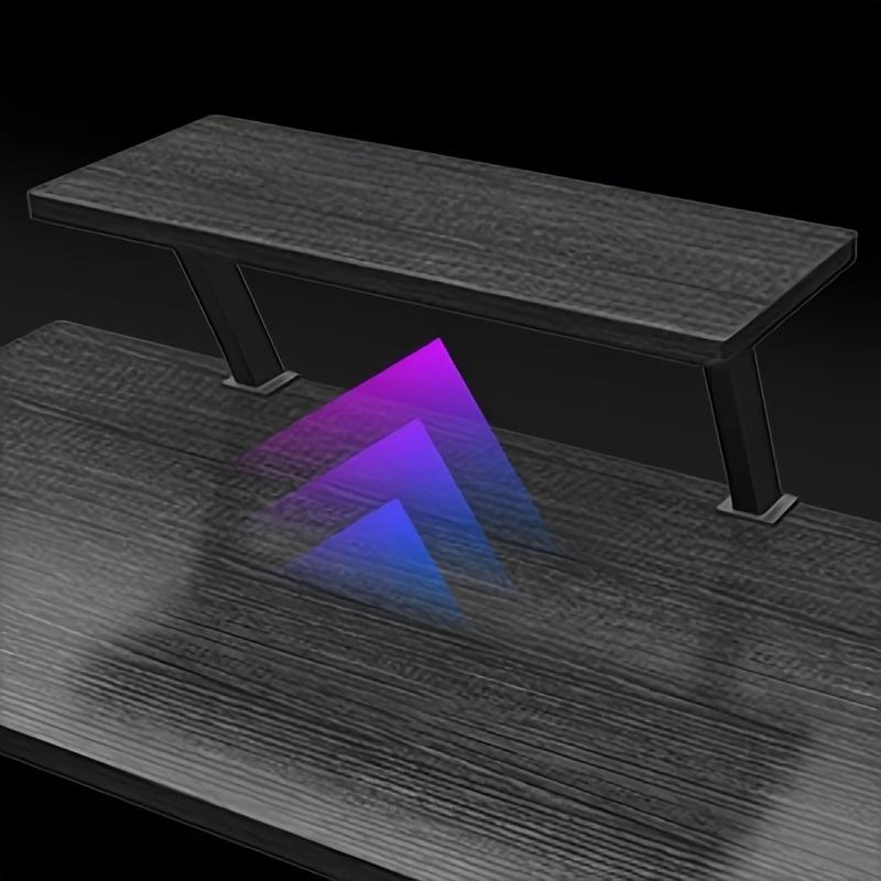 L Shaped Gaming Desk Corner Computer Desk, L Shaped Desk, Home Office Desks Writing Workstation With Large Monitor Stand, Easy To Assemble (Black, 51 Inch)