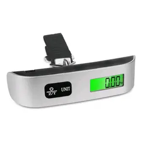 Digital LCD Display 110LB/50KG Electronic Luggage Hanging Suitcase Travel Weight Baggage Bag Weight Balance Portable Scale Tool