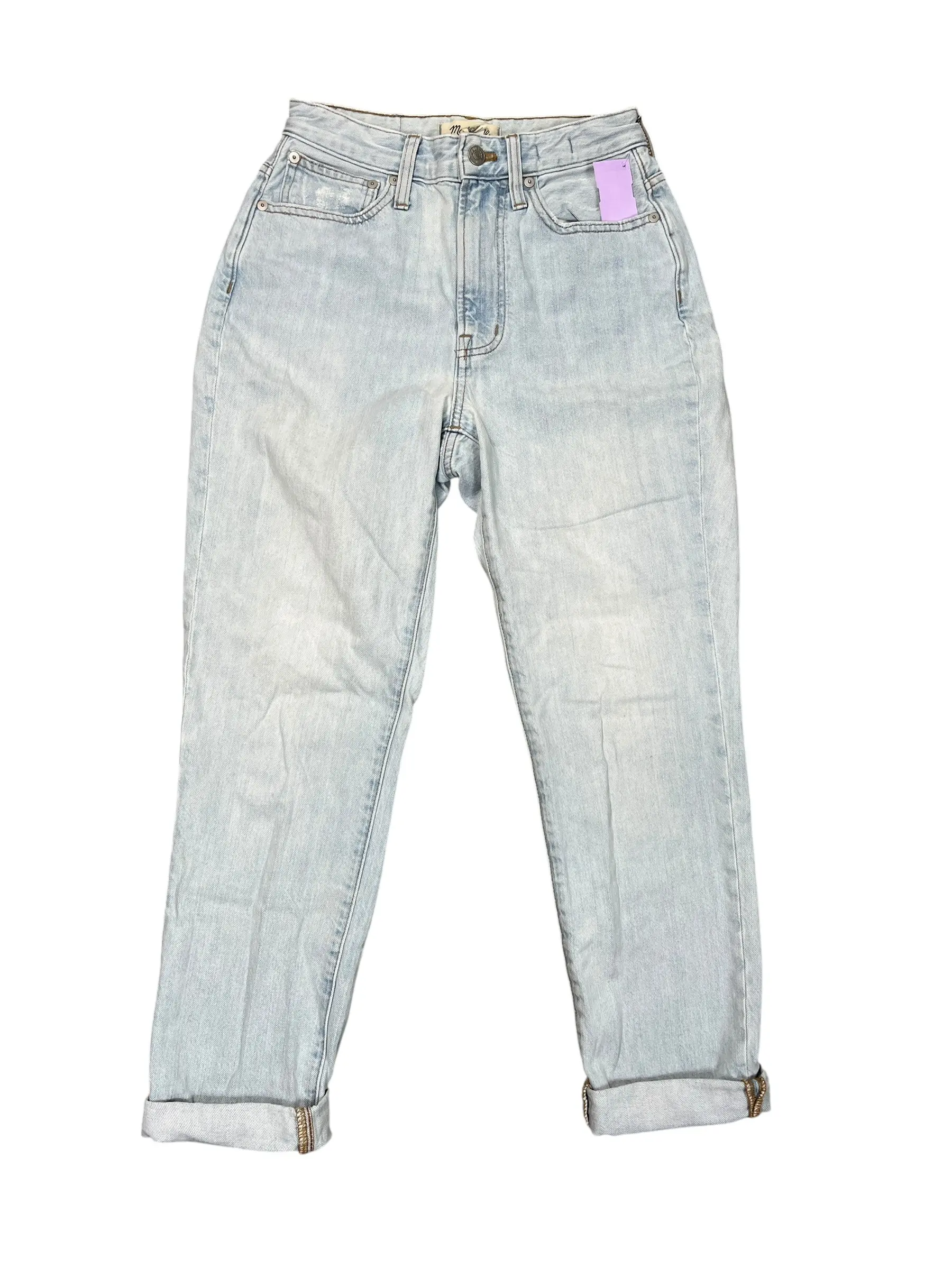 Jeans Straight By Madewell In Blue Denim, Size:00