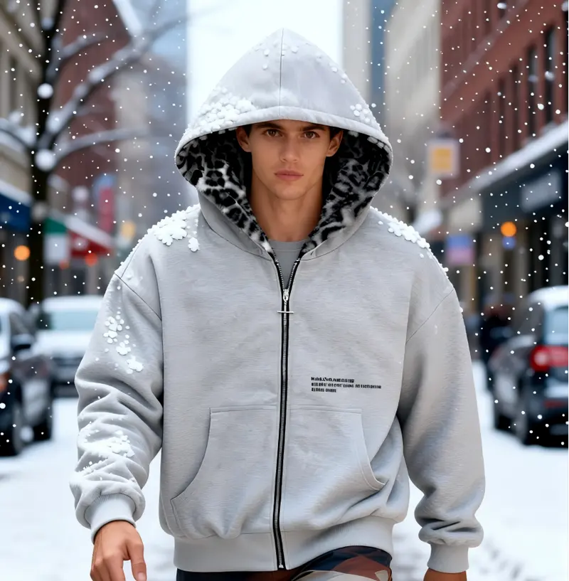 leopard hoodie mens - TikTok Shop