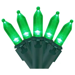 Northlight 100ct 33' Green LED Mini Christmas Lights