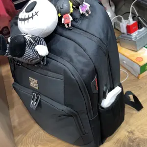 Bruno Cavalli Laptop Backpack #8689 with USB Charging Port Water-Resistant Business Backpack for Work Travel School Multi Functional Bag 15.6-inch Laptops A4 Folders Perfect Fit Protection