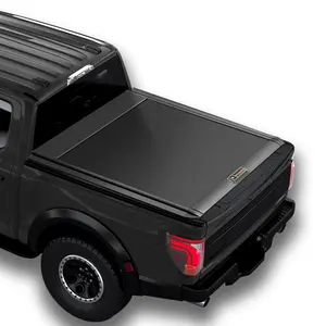 SADELOOS Retractable Truck Bed Tonneau Cover Compatible with 2015-2026 Ford F-150 /Raptor/Lightning (5.5'/66" Bed) Retractable Truck Bed Cover Key Lock
