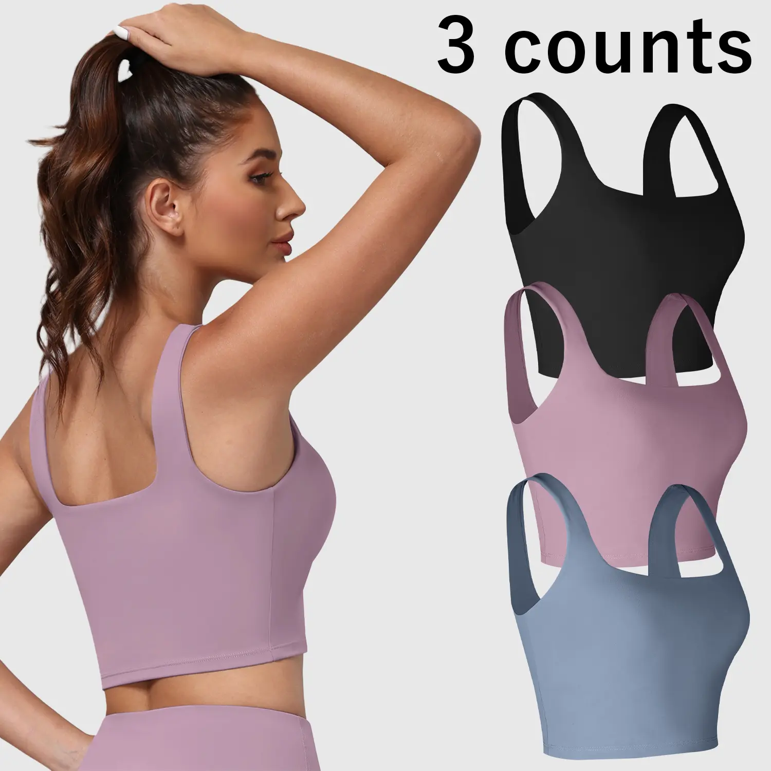 Black + Dusty Rose + Gray Blue