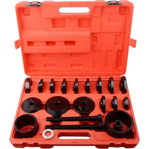 24pcs Front Wheel Drive Bearing Removal Tool, Wheel Bearing Press Kit Bearing Adapters Bearing Installer Tool