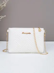 Women's Elegant Minimalist Quilted Crossbody Bag, Fashionable PU Leather Zipper Shoulder Bag for Daily Life, Casual Trendy Versatile All-match Commuting Bag, Handbag Shoulder Purse