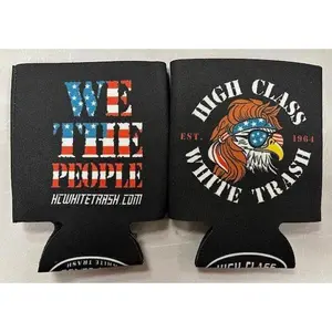 Two for $5.00 Can Hugger Koozie -  Mullet Eagle / We The People
