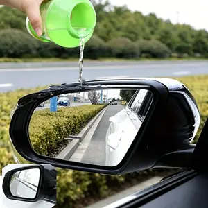 2-Piece Car Rearview Mirror Silicone Rain Cover, Essential for Rainy Days, Windshield Protector, Compact Design, Durable Material