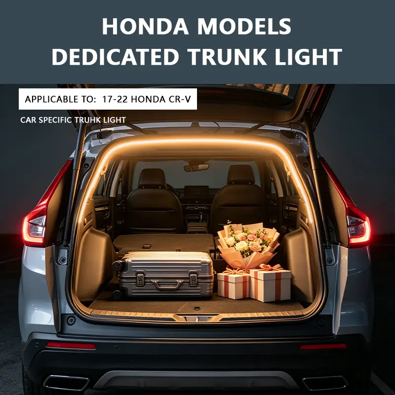 Suitable for  HONDA CR-V  XR‑V HR‑V  Passport Pilot Prologue special trunk light car modification accessories ambient light tailgate light trunk light, Strips, Dads, Magnetic