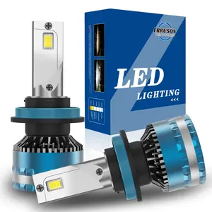 Erruson 2pcs  Bright car Auto lamp 9005/HB3 9006/HB4 H11 H4 H7 H1 High Low Turbo Lights LED Headlights Bulbs, 20000LM 6000K car lights 500% Brightness, 300m Lighting Rang