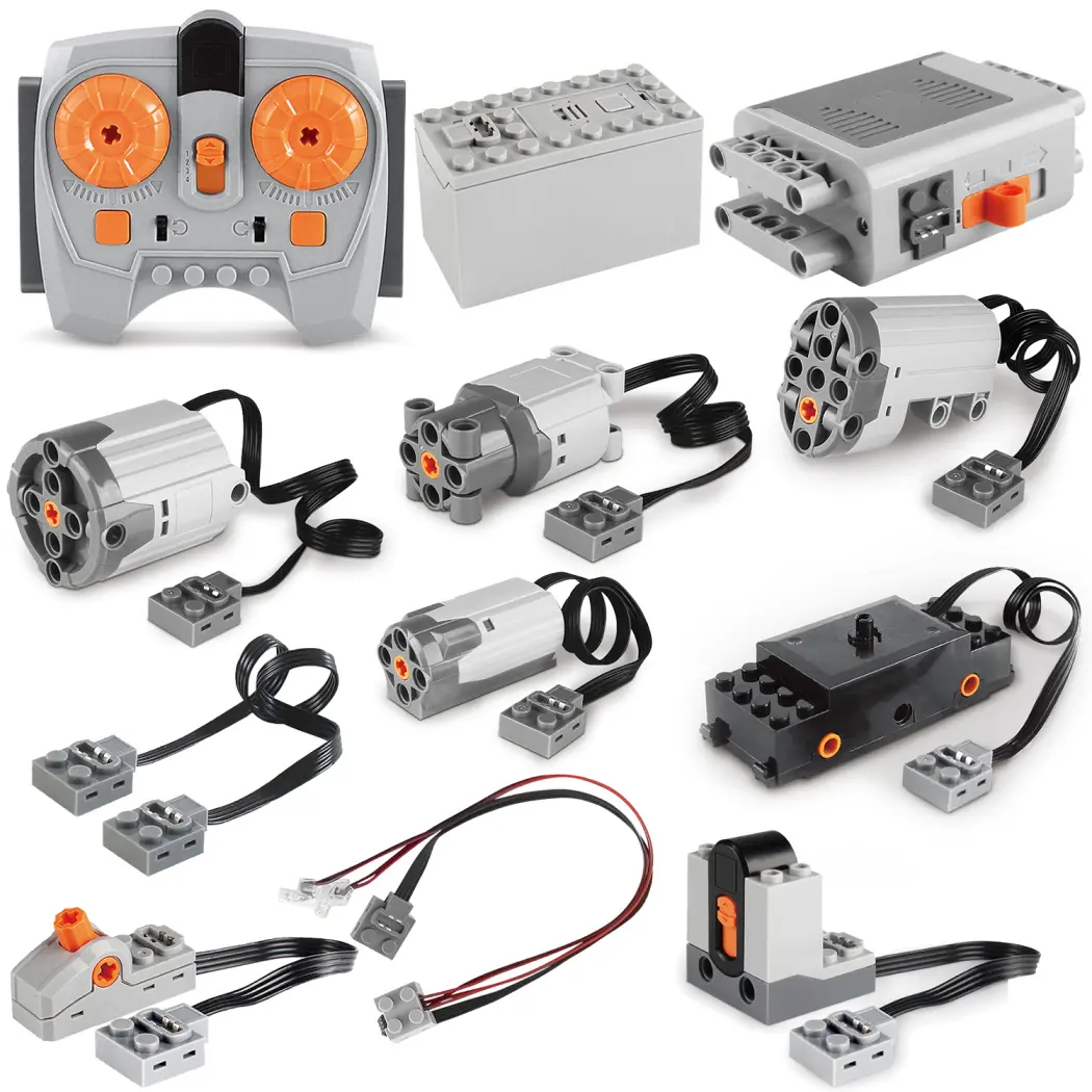12-in-1 Motorized Building Block Set - High-Torque & High-Speed Motor, Advanced Control System, Universal Major Brand Compatibility, DIY Construction Upgrade Kit for Technic Bricks, Creative Play Gift Ideas for Kids
