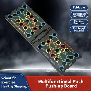 Multifunctional Foldable Push Up Board, New Home Fitness Equipment for Core Training, Abdominal Muscle Exercise & Body Shaping, Portable Push Up Stand for Home Gym Workout, Strength Training Fitness Tool for Full Body Exercise