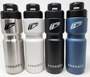 Speedfil Speedflask 21 oz. Vacuum Insulated Stainless Steel Cycling Sports Water Bottle with NEW Bounce Back Lid 2.0