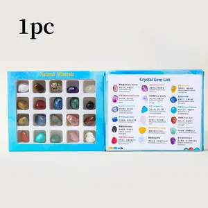 Mineral Rock Crystal Gift Set, Healing Energy Stones Collection, Irregular Natural Stone Specimens for Home Decor & Wellness