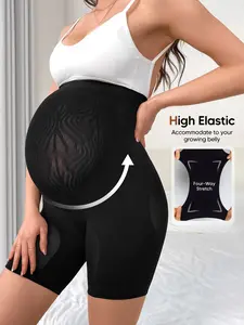 High Waist Pregnant Belly Support Shorts, Pregnancy Clothes, Stable Support & Comfort, Breathable Fabric, Suitable for All Pregnancy Stages, Daily Wear