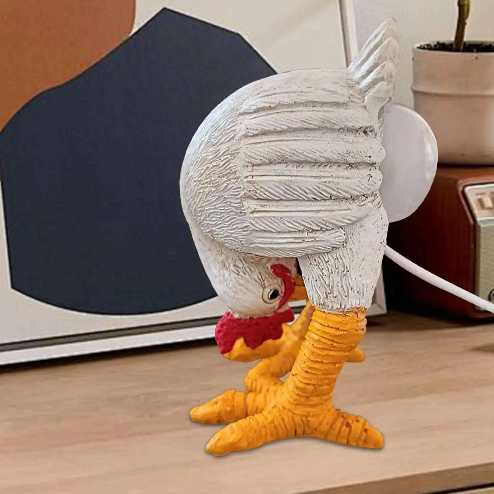 Dimmable Rooster Egg-Pooping Nightlight Collectibles, Home Decoration for Bedroom Bedside Table, Home & Festive Party Supplies Gift Option