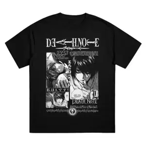 Summer Tee Summer Tee Anime Vintage Graphic Tee, Shinigami Eyes Tee, Death Note Shirt, Manga Anime Shirt,Streetwear T-Shirt Tropical Gift for Birthday  Holiday