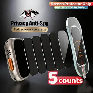 Apple Watch Ultra Series Screen Protector Film, Watch Screen Cover, Privacy Protection Design, Durable & Scratch-Resistant, Easy Installation