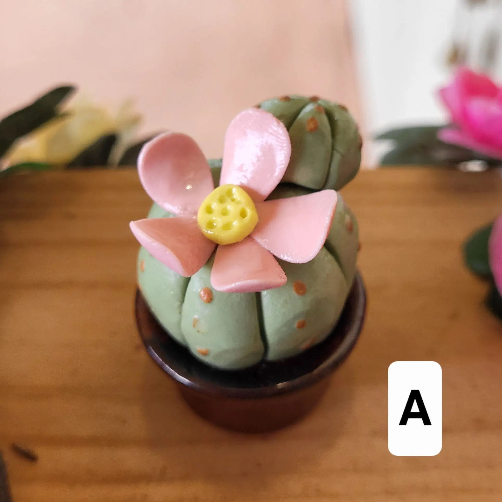 Handmade Miniature Ceramic Cactus & Succulent Figurines