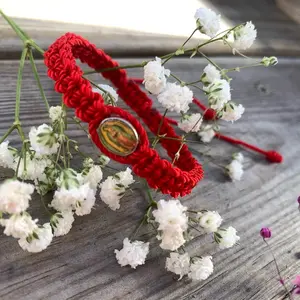 Virgen de Guadalupe Red Bracelet Male Female
