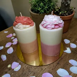 Pillar Scented Candles, Long-Lasting Fragrance Candles for Home Decoration, Living Room & Bedroom Ambiance