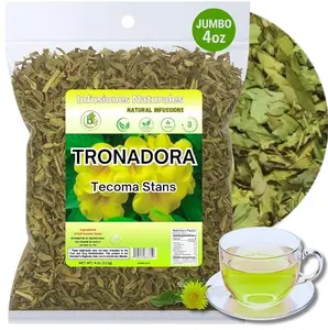 Tronadora Herbal Tea – 4 oz (113 g) – Retama/Yellow Elder (Tecoma stans) – Wildcrafted Loose Leaf – Premium Quality Mexican Herb – 100% Natural, Vegan, Non-GMO – by BexpertsUSA