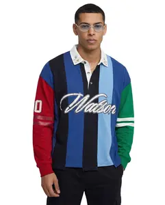 WATSON MULTI SPLIT LONG SLEEVE POLO (MULTI)