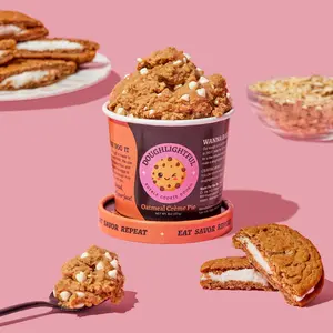 Doughlightful Oatmeal Crème Pie - Edible Cookie Dough