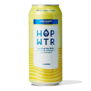 HOPWTR - Lemonade Flavor - Sparking Hop Water - 16oz Cans