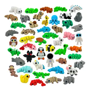 Mystery Mini Fidget Bundle - EnderToys 3D Print Toys Figurine Articulating figure Cute articulate animal Desk Pet home fun gift cute gift mystery pack Collectible desk buddy pocket pal Rubber