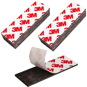 16 Pack Magnetic Strip, Magnetic Tape with Adhesive Backing, Magnet Strips Heavy Duty (3" X 1") Strong Adhesive Magnetic Strips for DIY, Fridge, Whiteboard, Crafts, Signs, Cabinet（Right Angle）