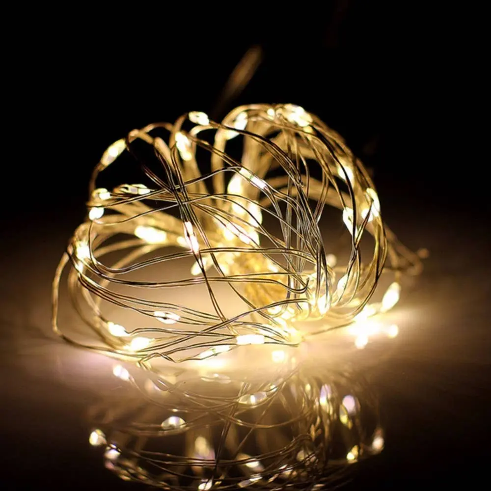 Battery-Operated Fairy Lights, 30 LED Warm White 10FT Microdot String Lights for Holidays, Bedrooms, Shelves, Centerpieces & All Seasons Home Improvement Decor