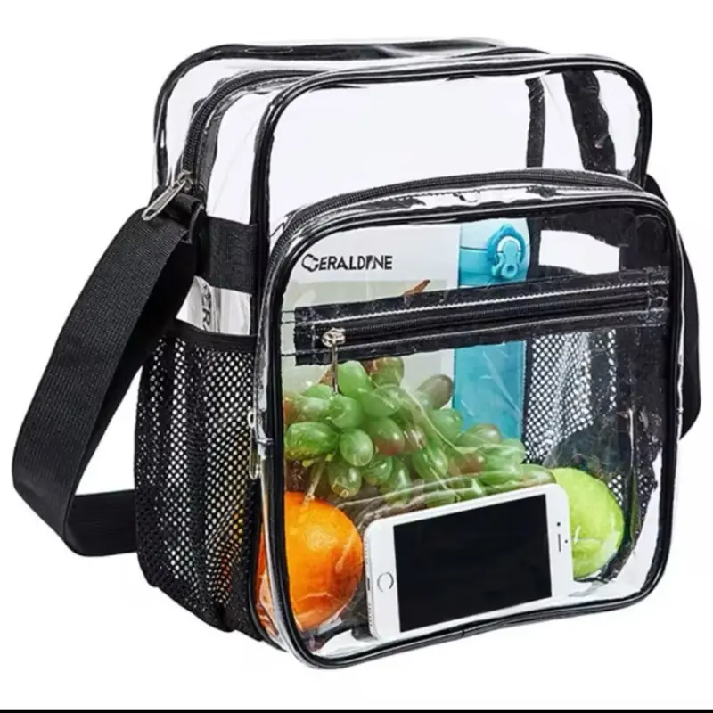 Clear Fanny Pack Plastic Tote Bag Women and men Crossbody Phone Bag Transparent PVC Crossbody Handbag Shoulder Belt Bag