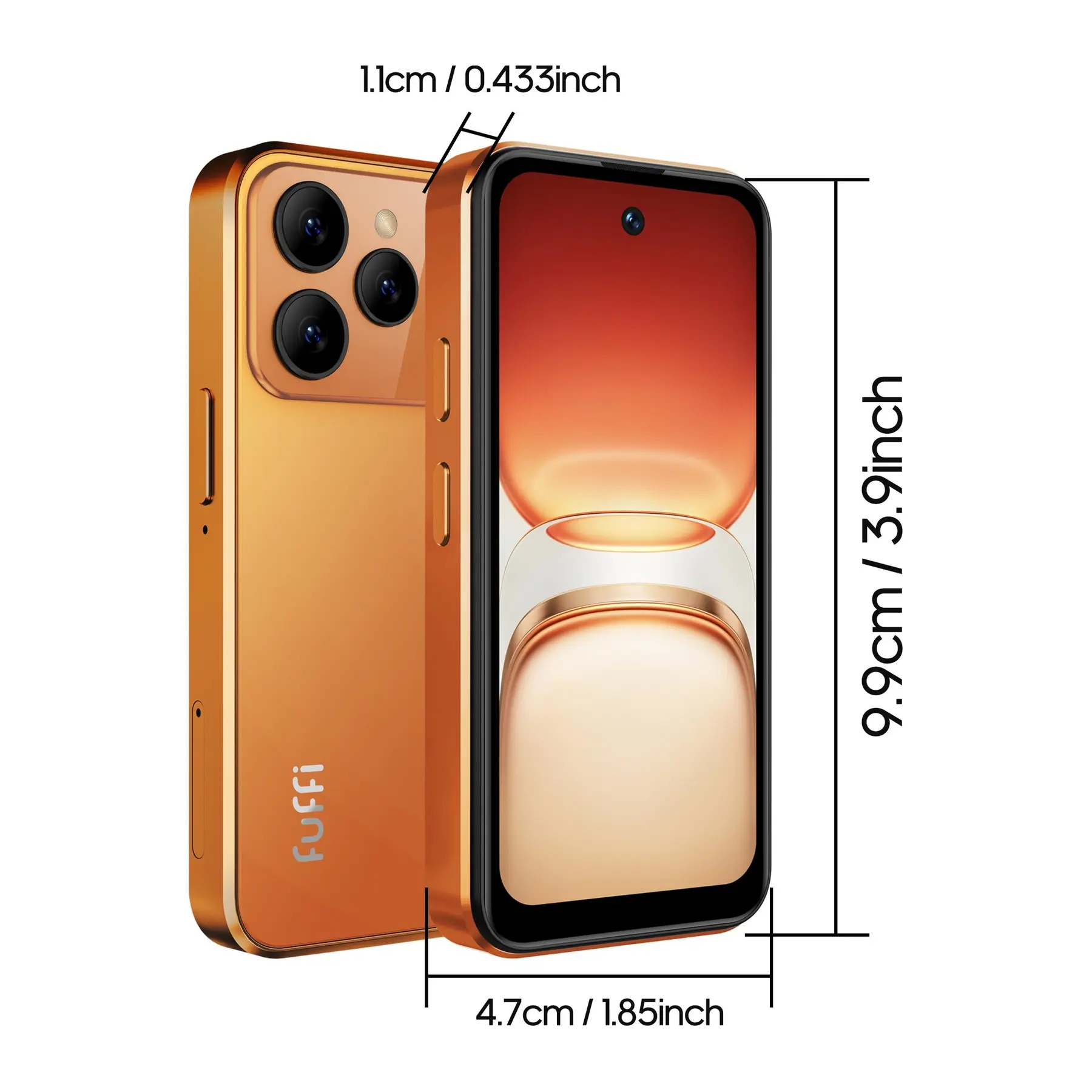 Fuffi Smartphone Cellphone 3.75 Inch Screen, 2gb RAM 16GB Storage
