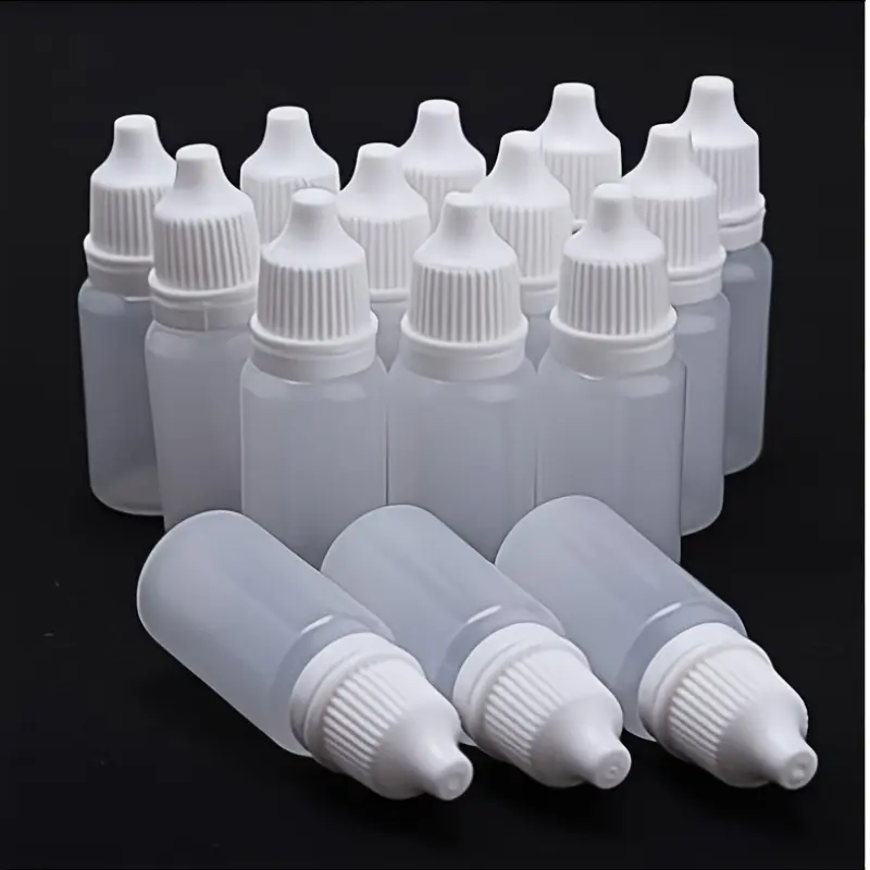 Set of 40 Empty 30Ml (1Oz) Refillable Squeeze Bottles, Portable Dropper Containers with Screw Caps And Plugs
