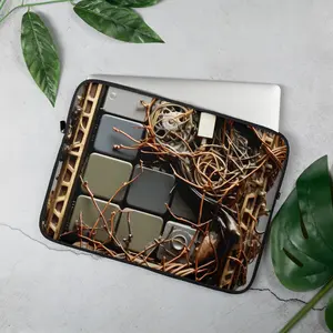 Post-Apocalyptic Grunge Grid IPad Case Laptop Sleeve