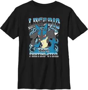 Lucario Fighting Steel Type Pokemon Graphic T-Shirt | Basic Unisex Shirt | Artistic Streetwear Sweatshirt | Gift for him