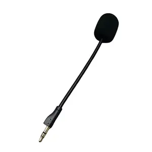 Replacement 3.5mm Microphone Game Microphone Bendable MIC Boom Headsets Microphone for Logitech G PRO G PRO X Gaming Headsets