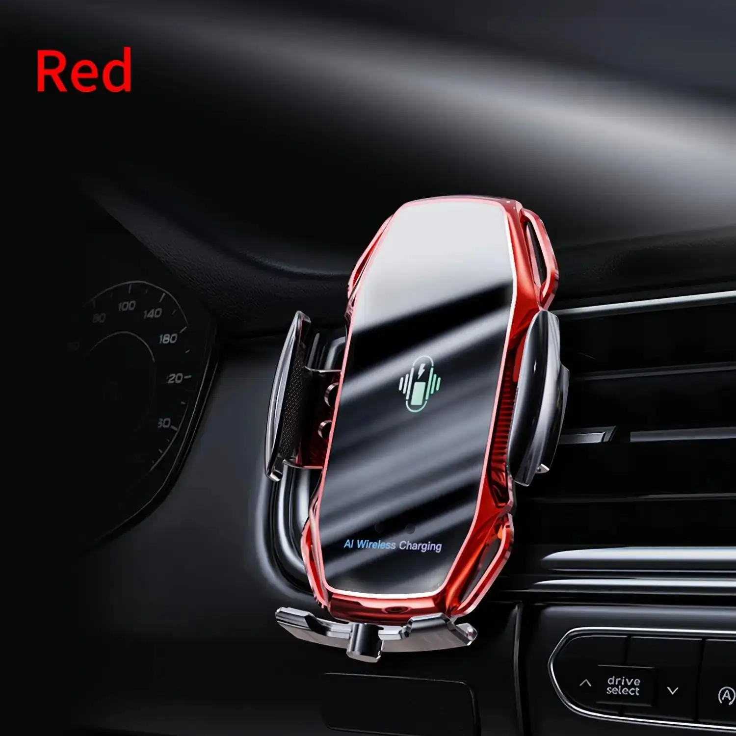 15W Car Wireless Charger, 1 Count Car Air Vent Wireless Charger, Universal Wireless Charging Phone Holder, Infrared Induction Car Charger