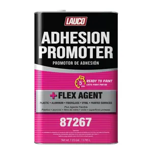 Lauco Adhesion Promoter 1 Gallon – Automotive Plastic Adhesion Promoter for Paint, Primer & Topcoat | Flex Agent Included | For Plastic, Metal, Aluminum, Fiberglass, Bumpers, Panels – Fast Dry - (87267)