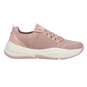 Easy Spirit Womens Power Perforated Lace Up Sneakers Shoes Casual - Pink